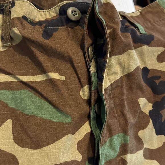 Trousers, Hot Weather, Woodland Camouflage Pattern, Combat. Size Large Long - Picture 7 of 11